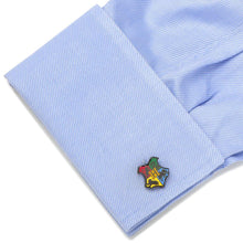 Load image into Gallery viewer, Hogwarts Shield Cufflinks
