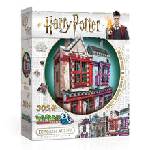 Load image into Gallery viewer, Complete Set of Four Diagon Alley 3D Jigsaw Puzzles
